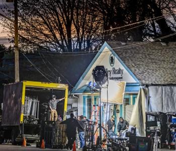 Image of Filming in downtown abbotsford