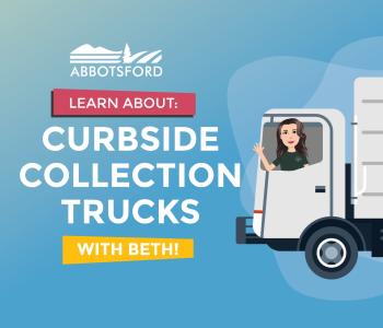 Image of Beth and Curbside Collection Trucks