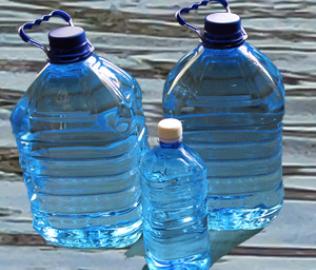 EP - Water - image of  3 water bottles