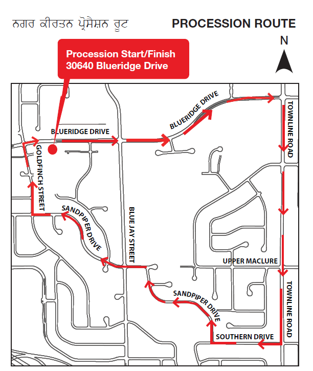Image of Procession Route