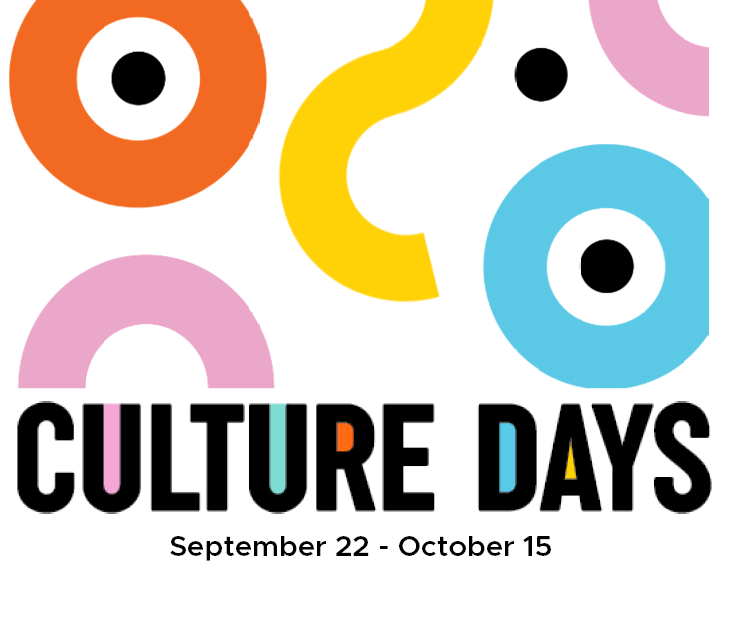 colourful shapes and the words Culture days
