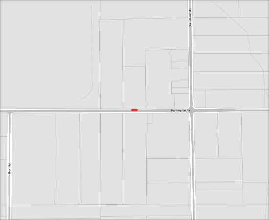 Single Lane, Alternating Traffic for Fortis Gas Service Installation on Huntingdon Road