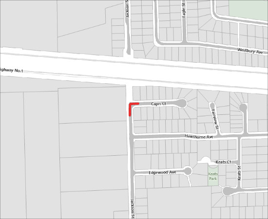Road Closure on Jackston St for Highway 1 Improvement