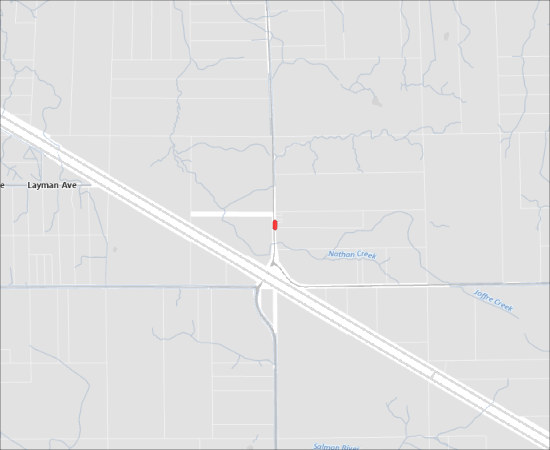 Single Lane, Alternating Traffic for Fortis Gas Service Abandonment on Bradner Rd