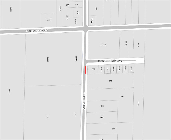Single Lane, Alternating Traffic for Fortis Gas Service Installation