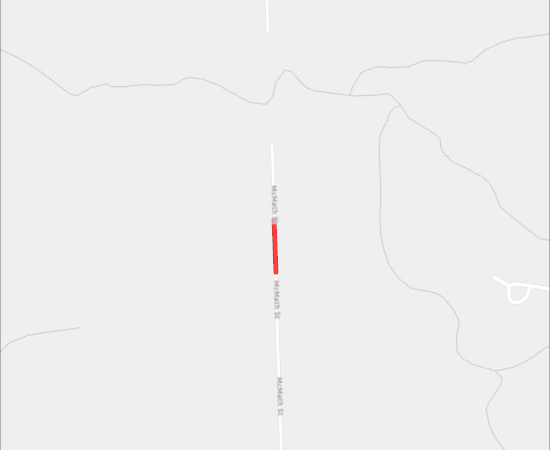 Single Lane, Alternating Traffic for Fortis Gas Service Installation