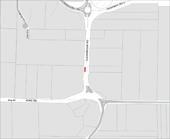 Single Lane Closure (Southbound) for Fortis Gas Service Installation