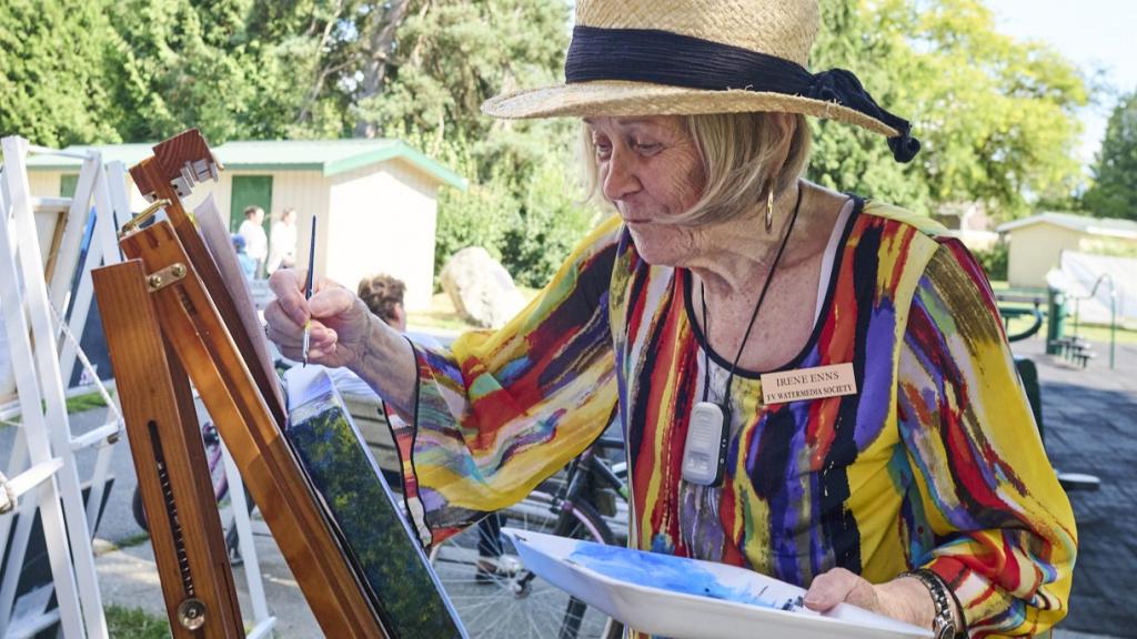 The Fraser Valley Watermedia Society hosted a plein air painting event at Mill Lake Park during last year’s BC Culture Days.