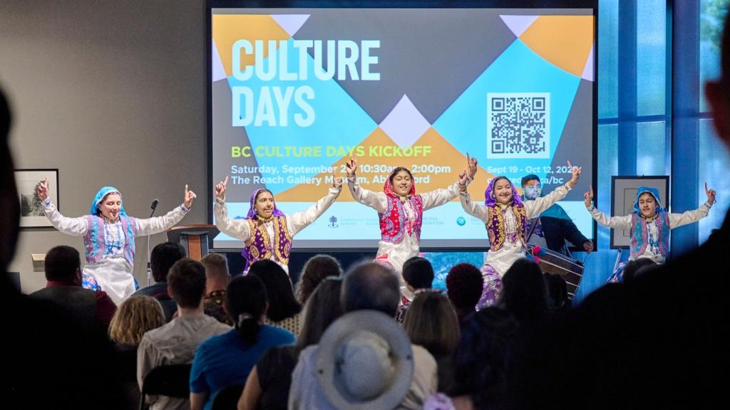 Last year Abbotsford was the host city for the BC Culture Days provincial kick-off event, which was held at the Reach Gallery Museum.
