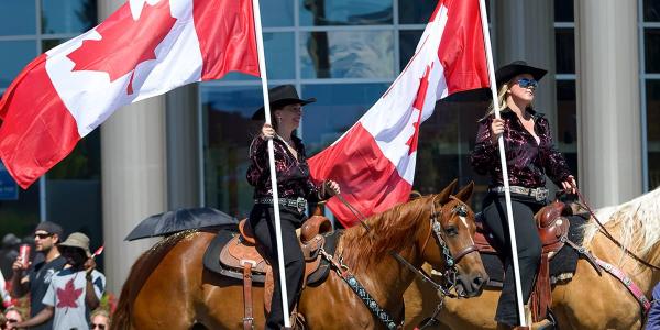 Image of canada day parade