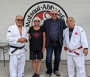 Image of Mayor Braun at Judo Club