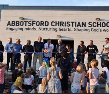 Abbotsford Christian School Ribbon Cutting
