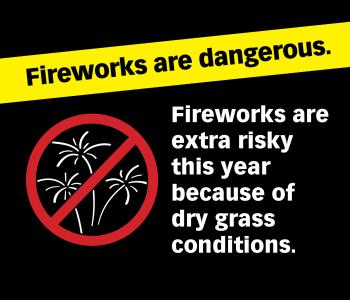 Image of Fireworks are banned
