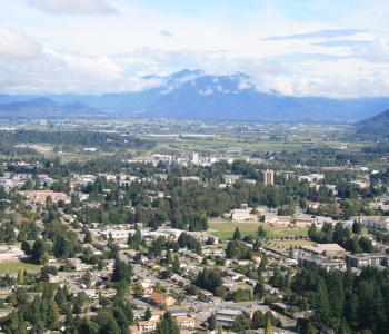 Aerial view of Abbotsford