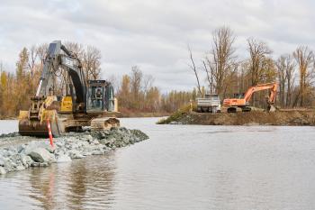 Image of repairs to sumas dyke