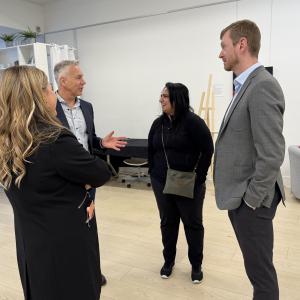 Mayor and Council at Open Space.
