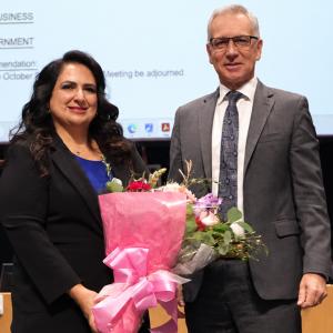Mayor Siemens and Councillor Chahal